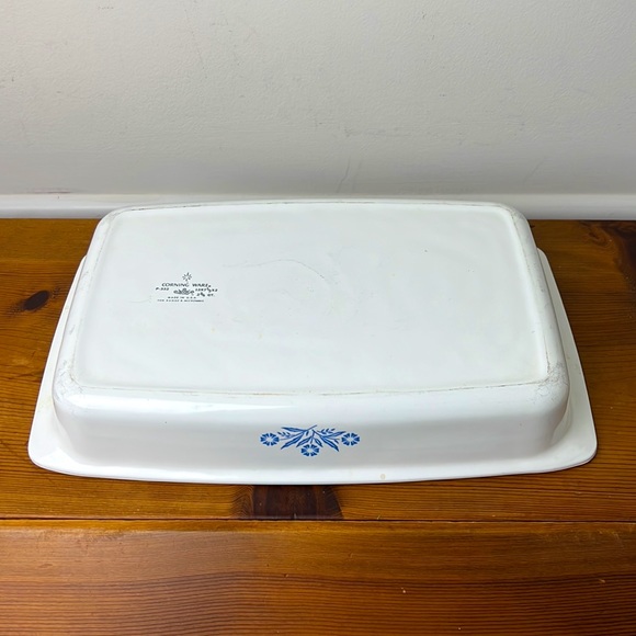 Vintage Corning Ware Cornflower Rectangular cooking Pan. P-332 - Picture 5 of 7
